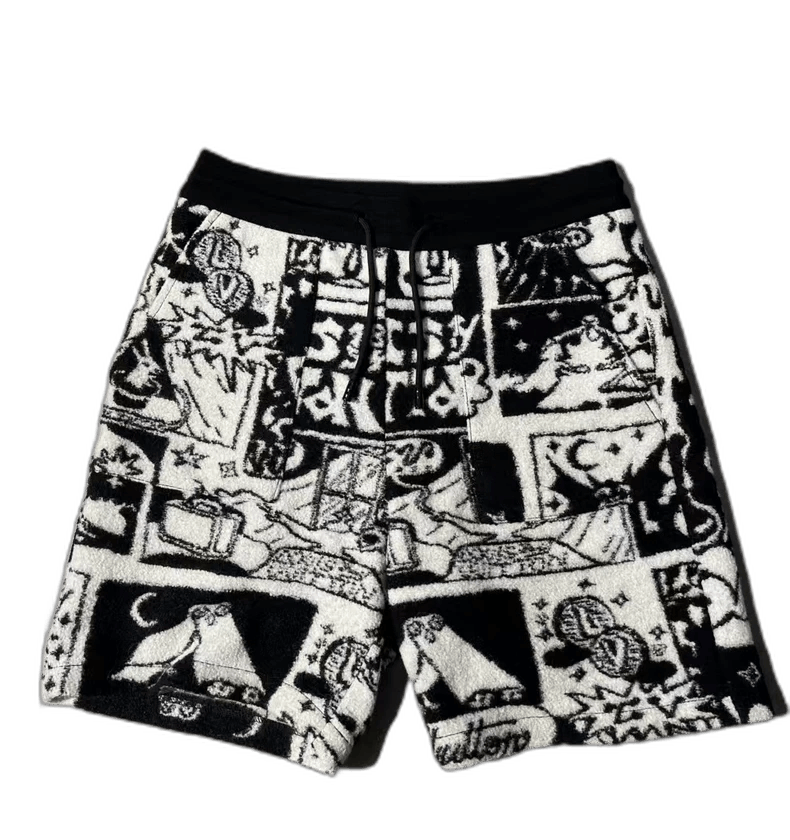 Louis Vuitton LV Wool Cartoon Shorts Size M-2506 Size US 27 - 1 Thumbnail