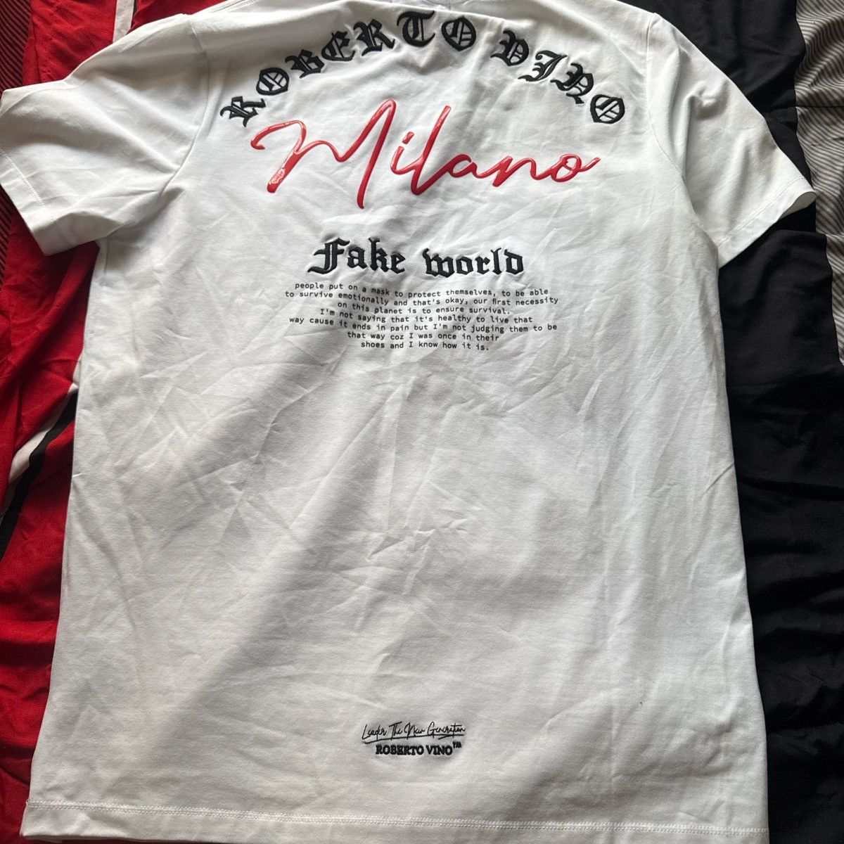 Other White and red Milano Tee Size US L / EU 52-54 / 3 - 1 Thumbnail