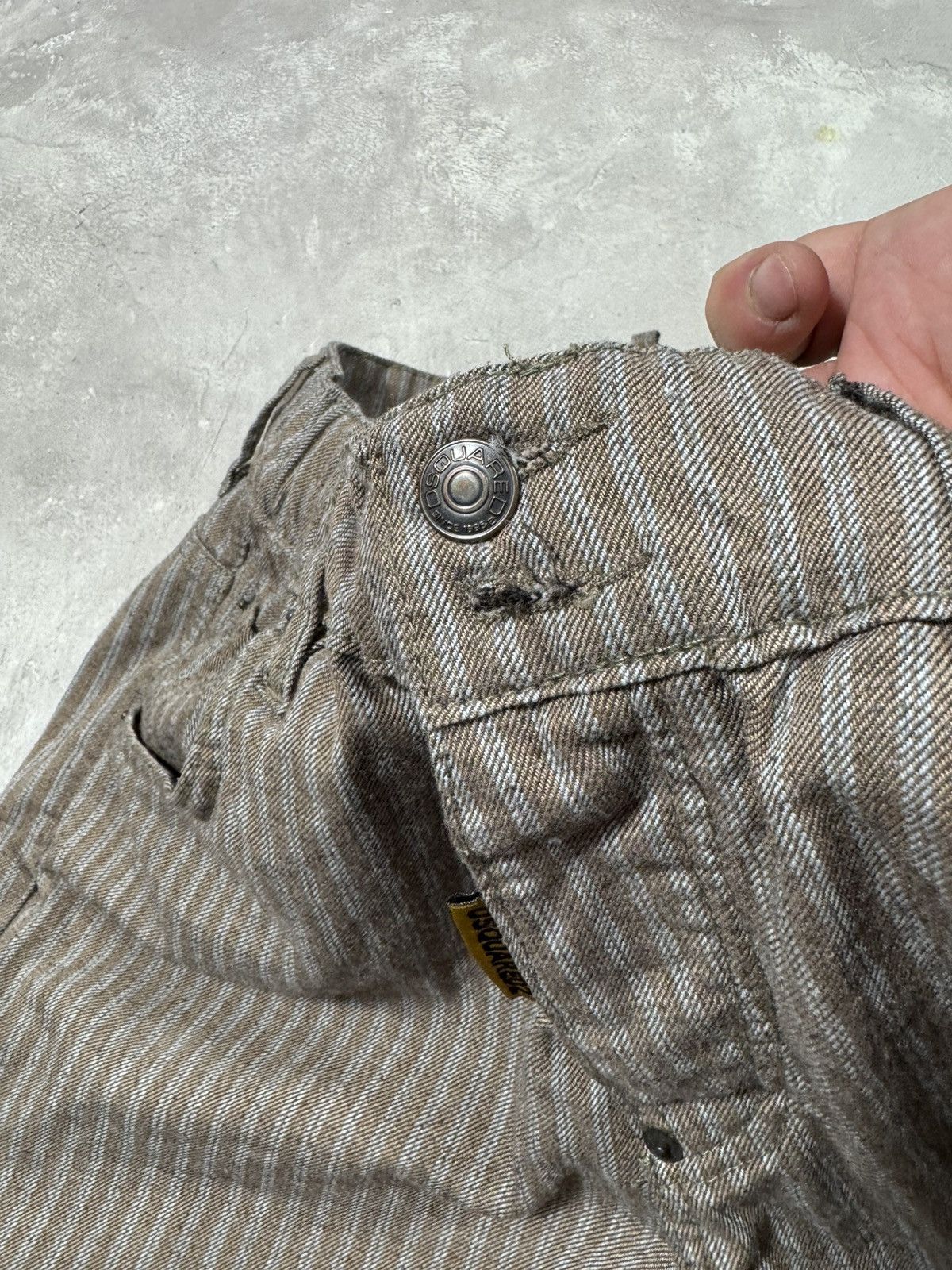 Dsquared2 Vintage Dsquared2 Striped Y2k Pants Size US 34 / EU 50 - 8 Thumbnail