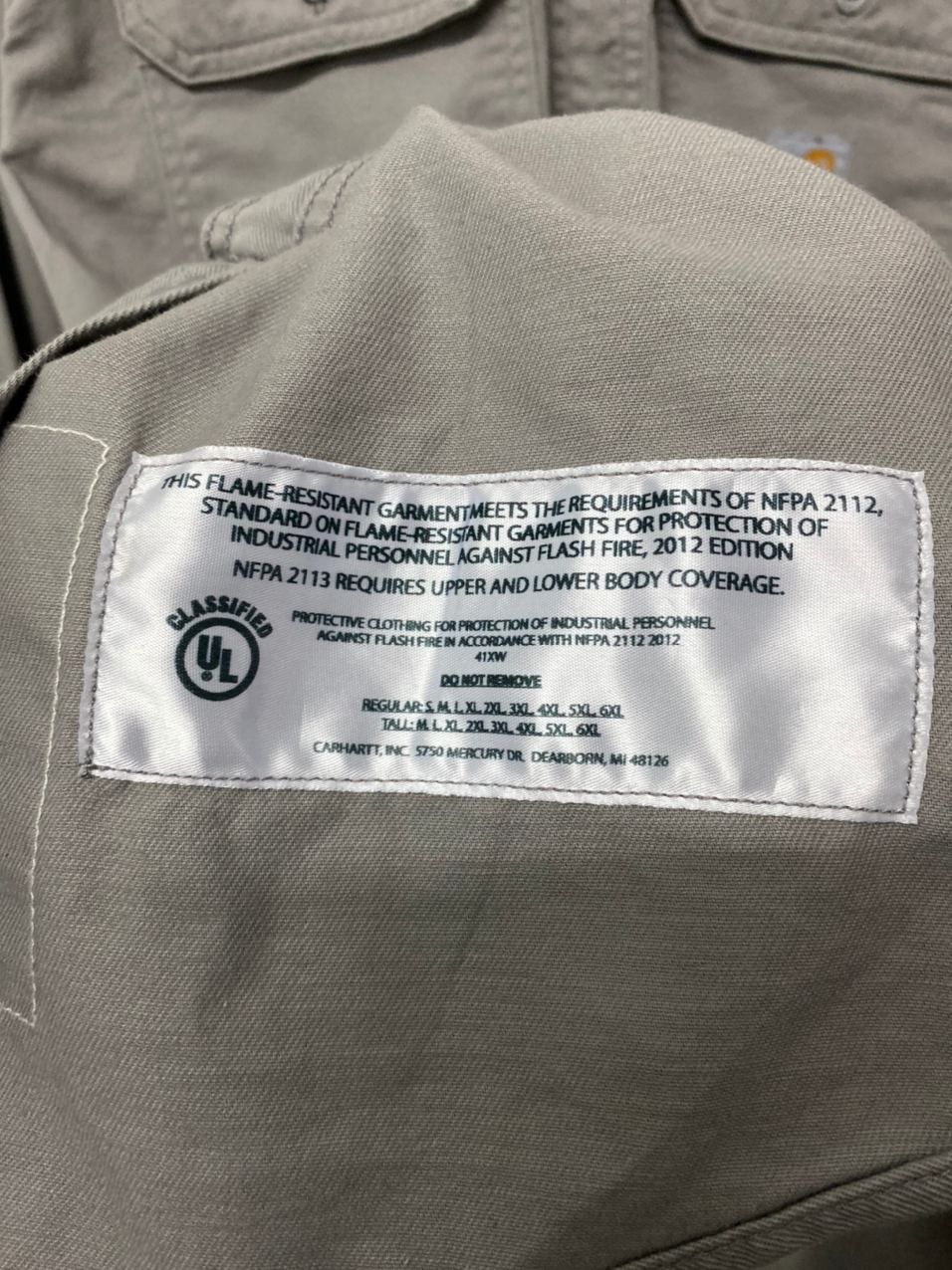 Carhartt carhartt flame resistant shirt exxon mobil Size US XL / EU 56 / 4 - 7 Thumbnail