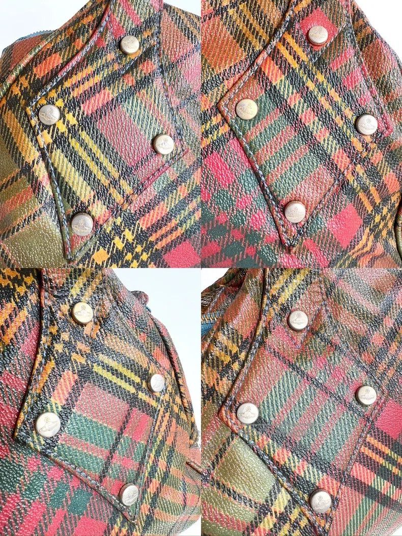Vivienne Westwood Vivienne Westwood size os Vintage Patchwork Plaid Bowling H Size ONE SIZE - 7 Thumbnail