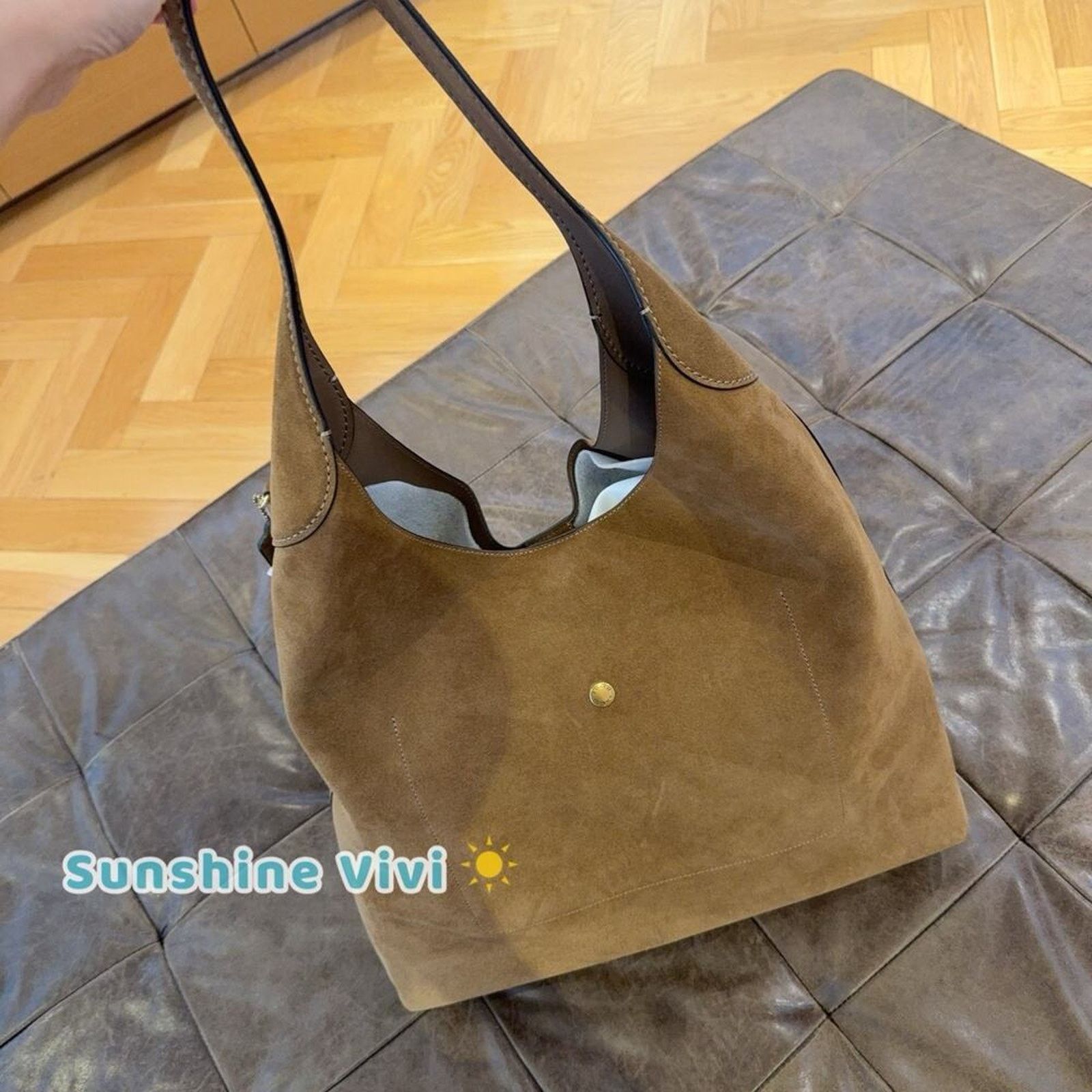 Coach NWT Coach Brooklyn Hobo Shoulder Bag 39 Suede Leather CW636 Size ONE SIZE - 5 Thumbnail