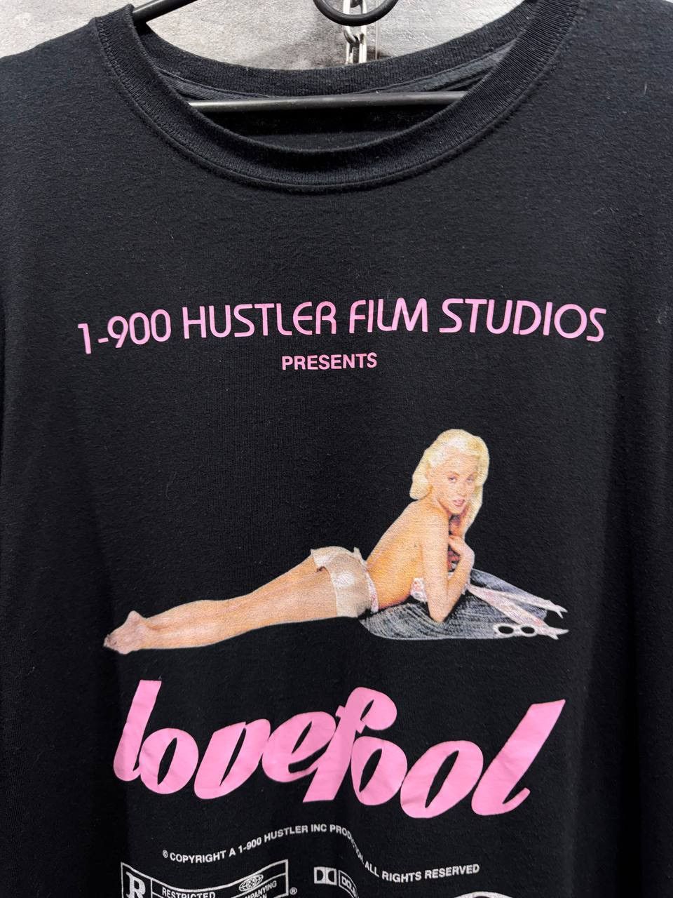 Vintage Hustler Film Studios “Lovefool “ referencing 1-900 Hustler Size US XXL / EU 58 / 5 - 3 Thumbnail