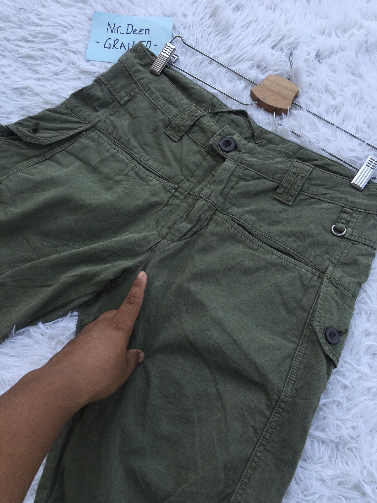Marithe + Francois Girbaud Rare Vintage Marithe Francois Girbaud Cargo Pant Size US 33 - 21 Thumbnail