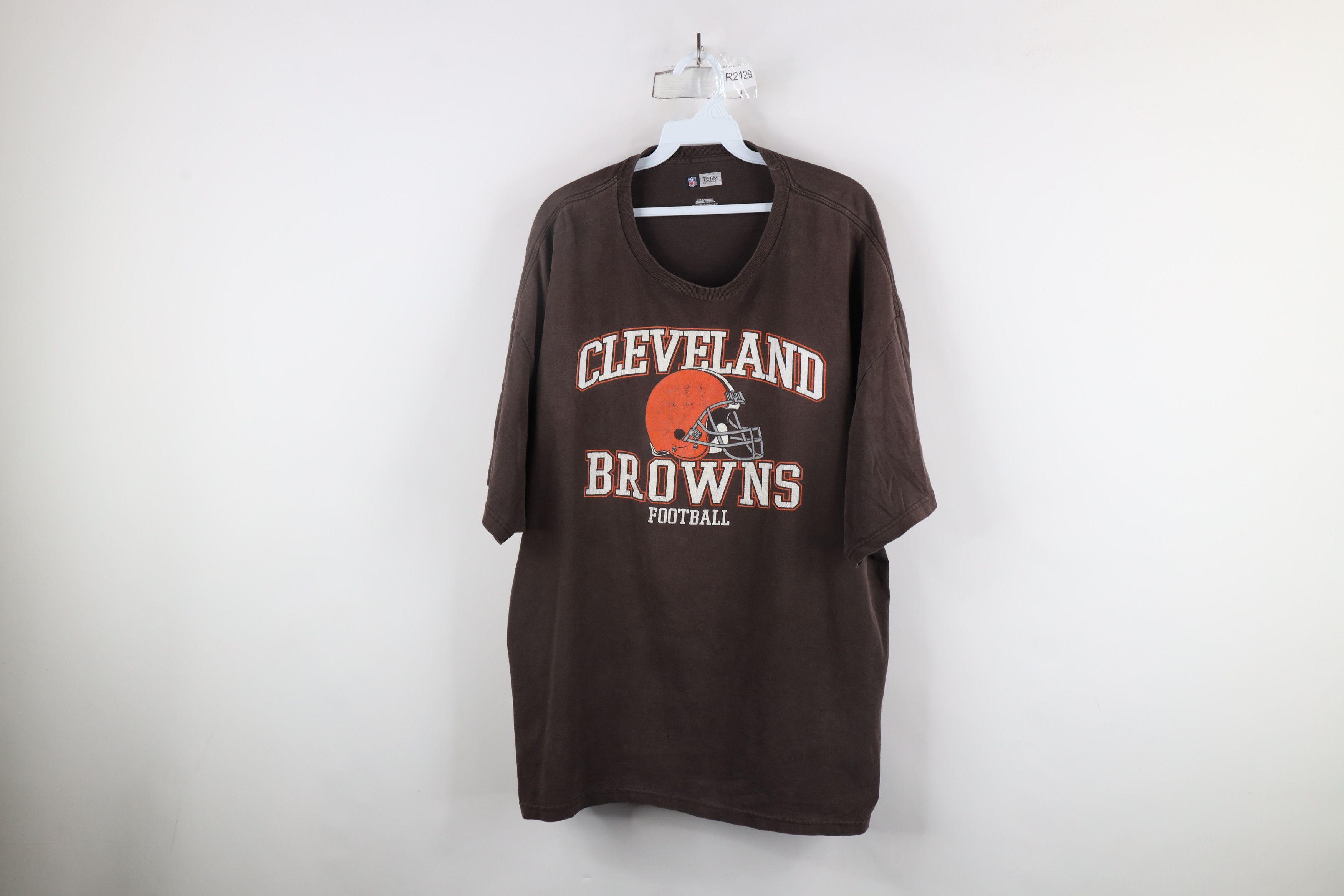 Vintage Vintage Spell Out Cleveland Browns Football T-Shirt Brown Size US XXL / EU 58 / 5 - 1 Thumbnail