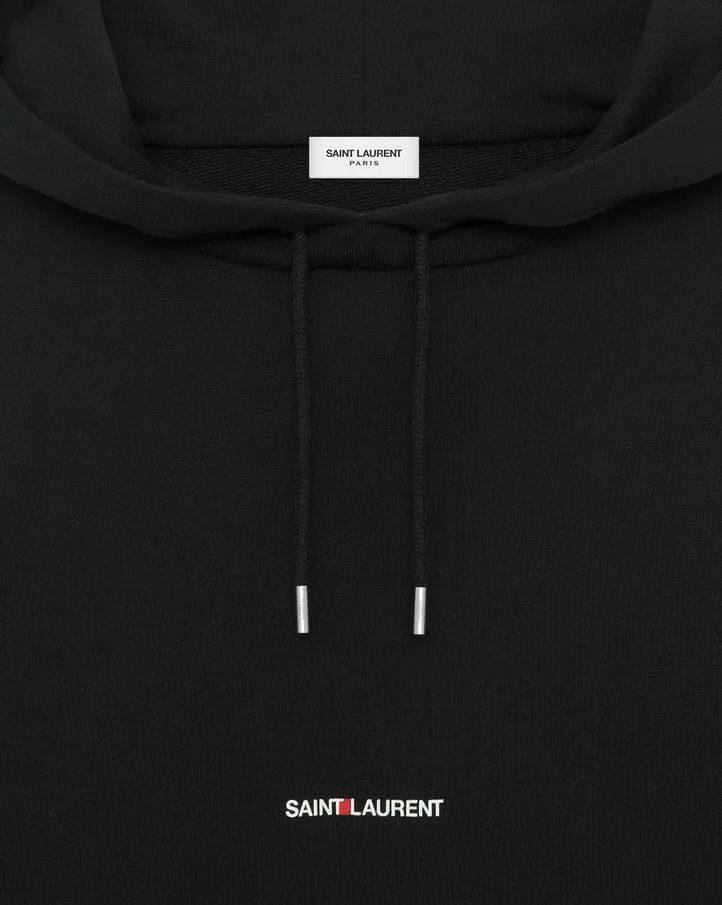 Saint Laurent Paris Saint Laurent Logo Hoodie Size US S / EU 44-46 / 1 - 1 Thumbnail