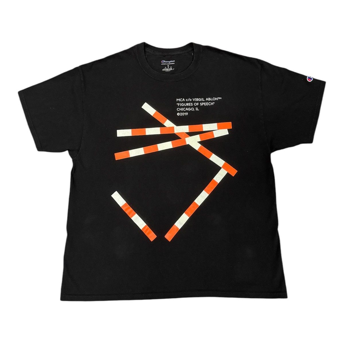 Virgil Abloh Virgil Abloh X Champion Tshirt Size US XL / EU 56 / 4 - 1 Thumbnail