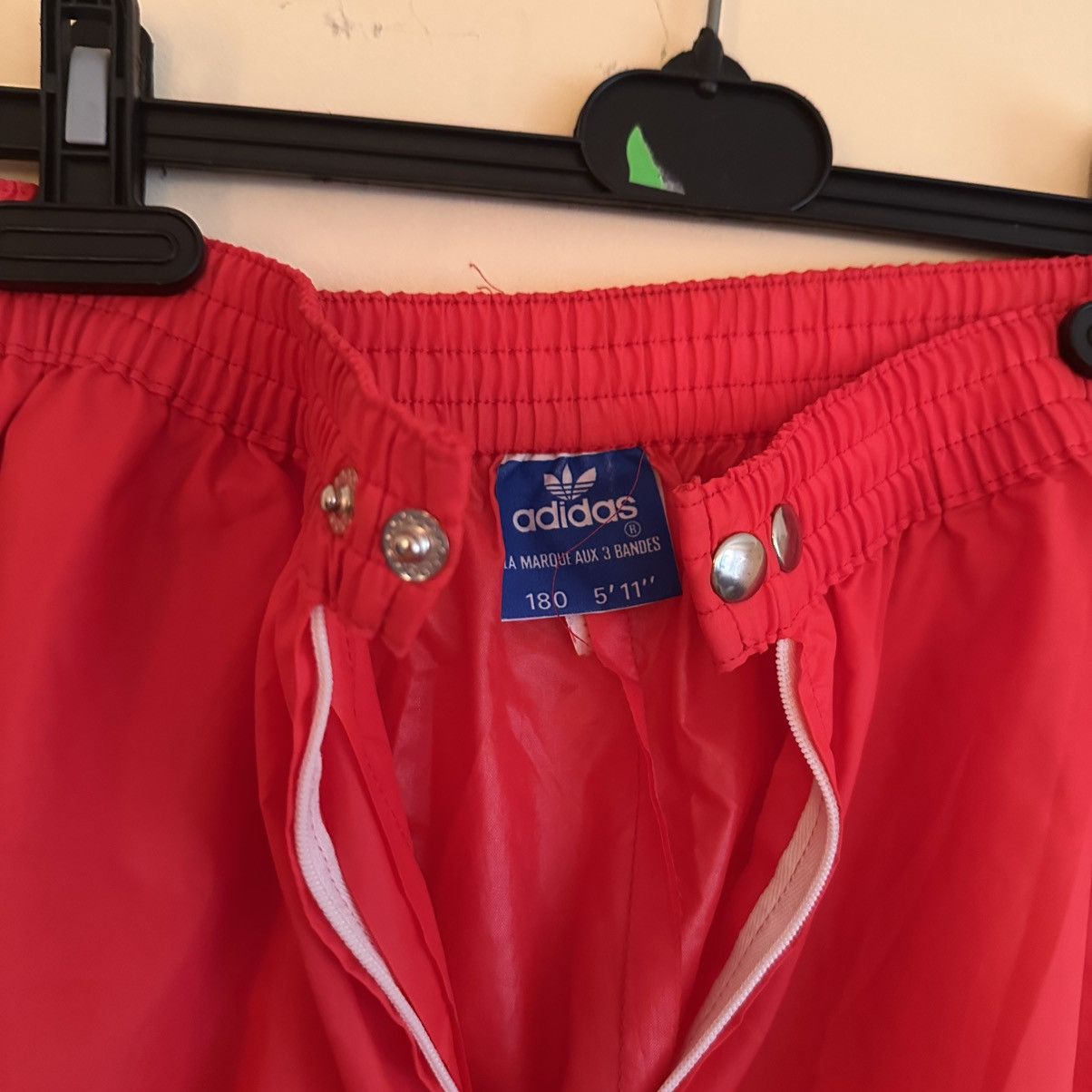 Adidas 70s Vintage Adidas Nylon Pants Size 28" / US 6 / IT 42 - 2 Thumbnail