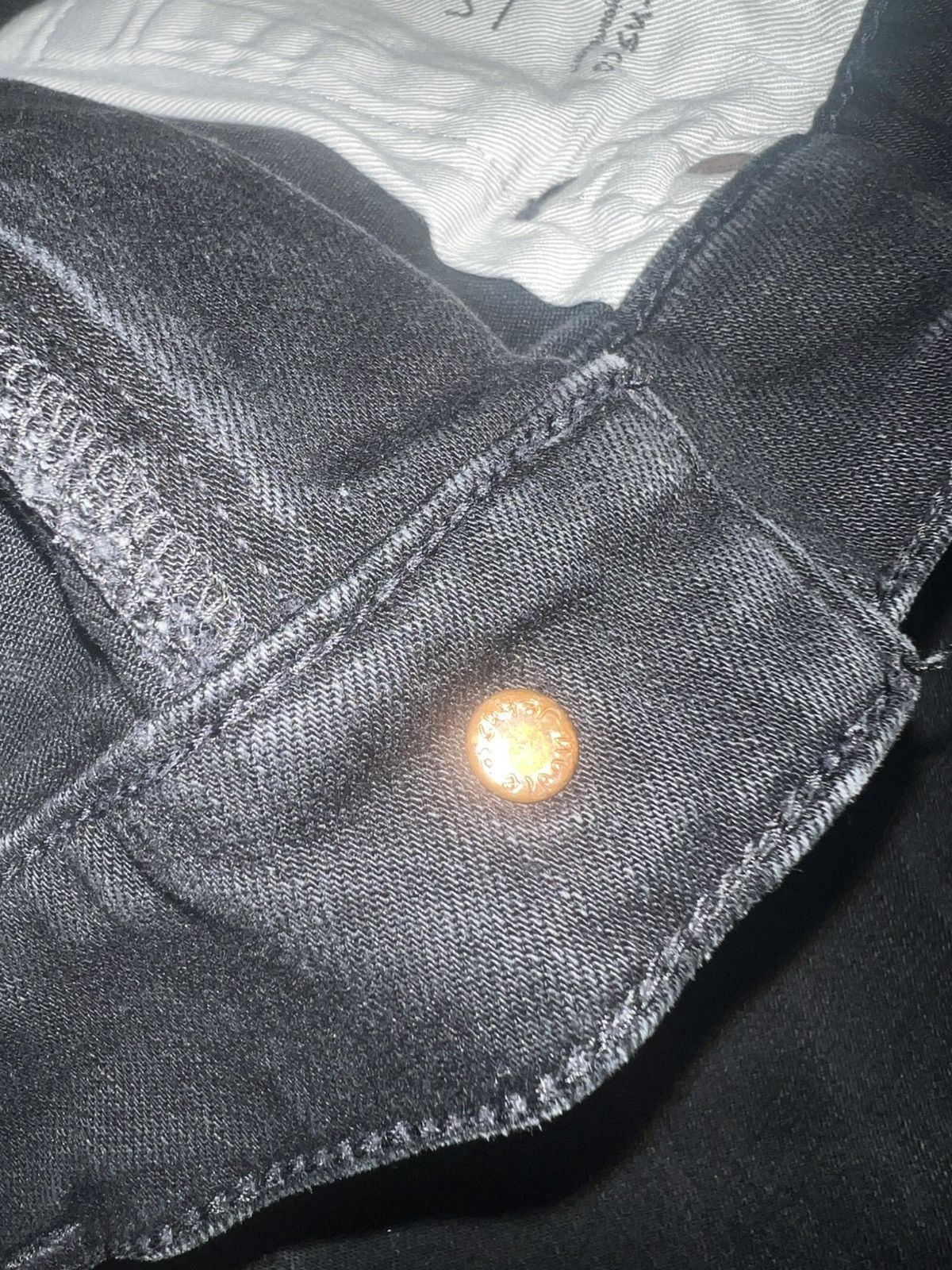 Nudie Jeans 1006533 Nudie Lean Dean Black Star Jeans Size US 34 / EU 50 - 9 Thumbnail