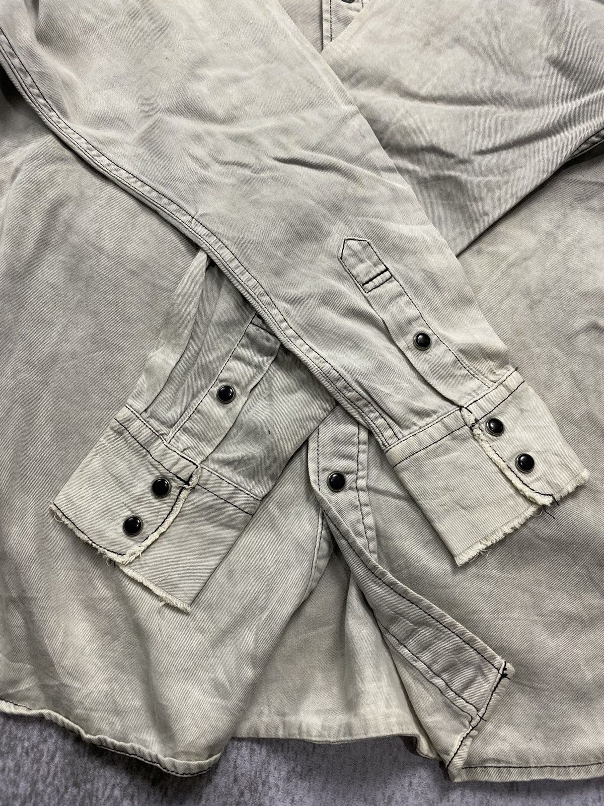 If Six Was Nine × Japanese Brand × KMRii Distressed strage heaven studed KMRii style shirt Size US M / EU 48-50 / 2 - 7 Thumbnail