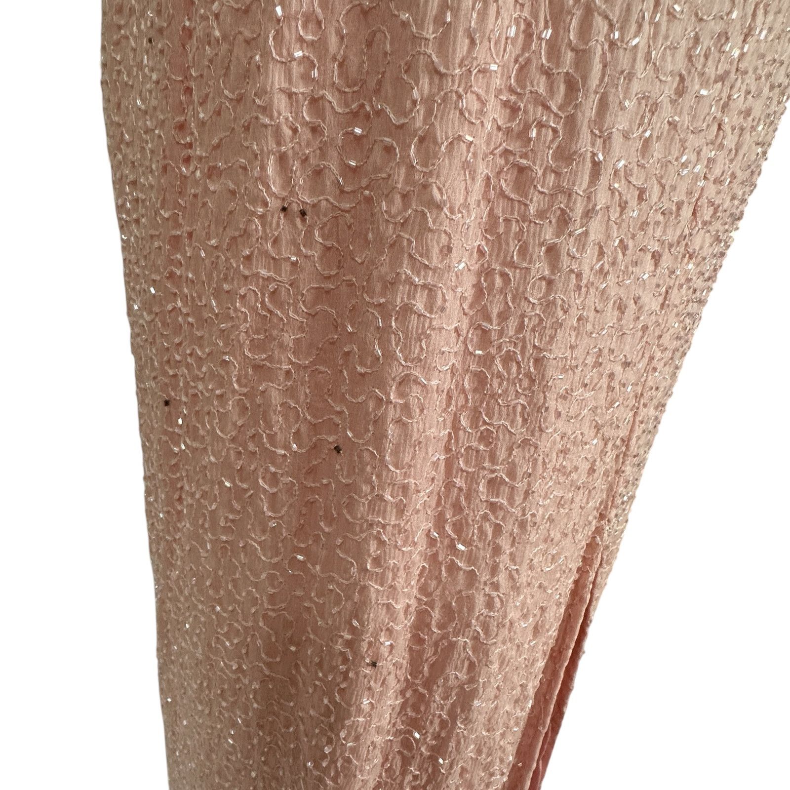 Vintage Vintage NWT deadstock Full Length Pink Formal Gown Dress M Size M / US 6-8 / IT 42-44 - 6 Thumbnail