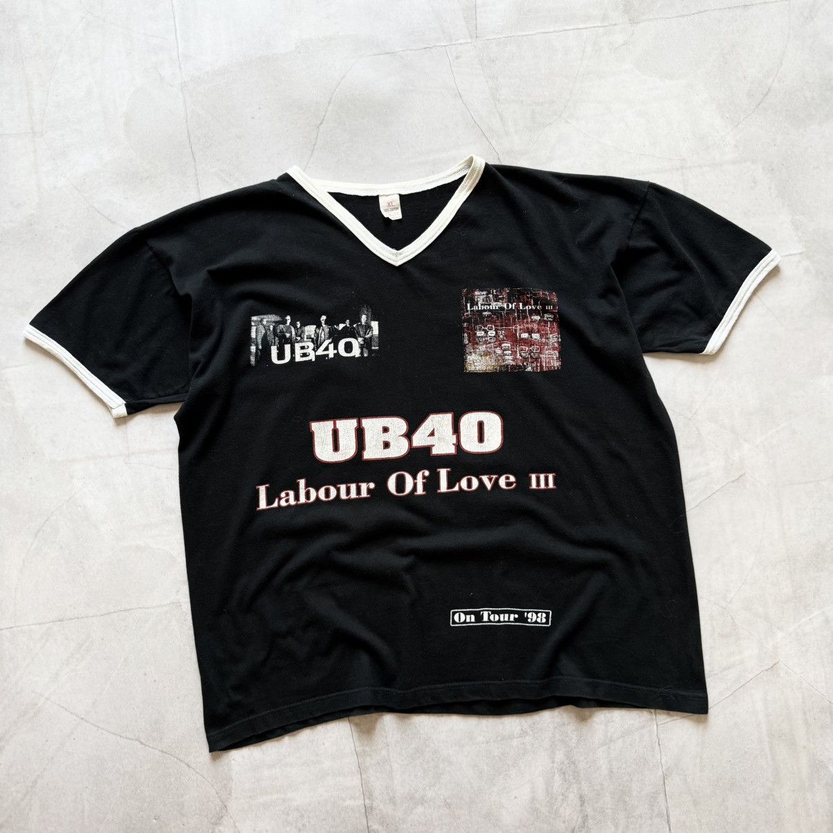 Vintage Vintage UB-40 1998 Labour Of Love III T-Shirt Tee Shirt Size US XL / EU 56 / 4 - 1 Thumbnail
