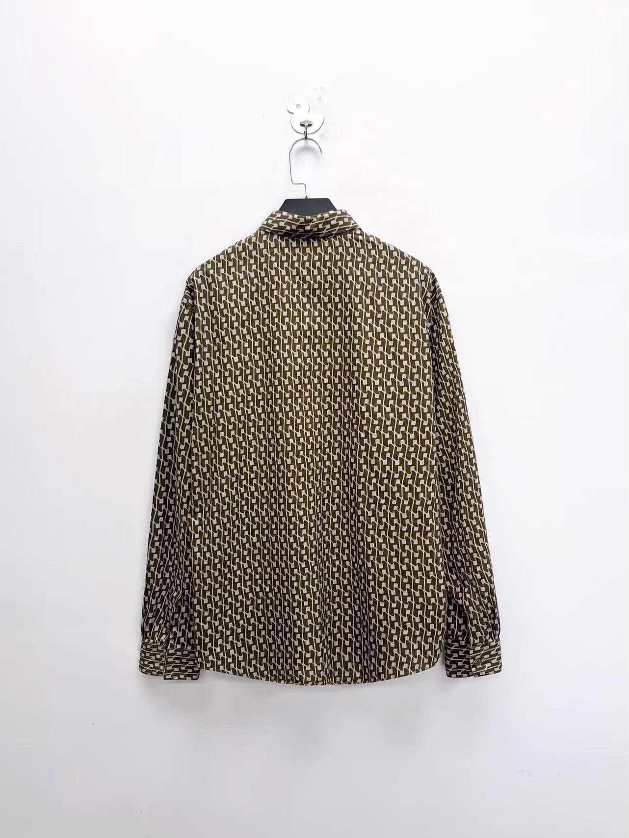 Hermes Hermes Brown H All Over Print Shirt Jacket Unisex NWT Size US XS / EU 42 / 0 - 2 Thumbnail