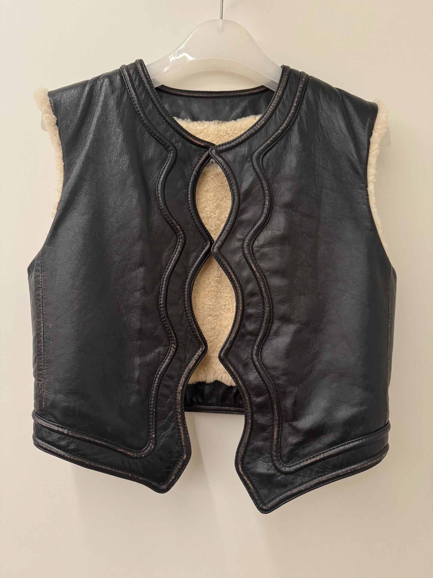 Yves Saint Laurent Saint Laurent Fur Leather Jacket Size XS / US 0-2 / IT 36-38 - 1 Thumbnail