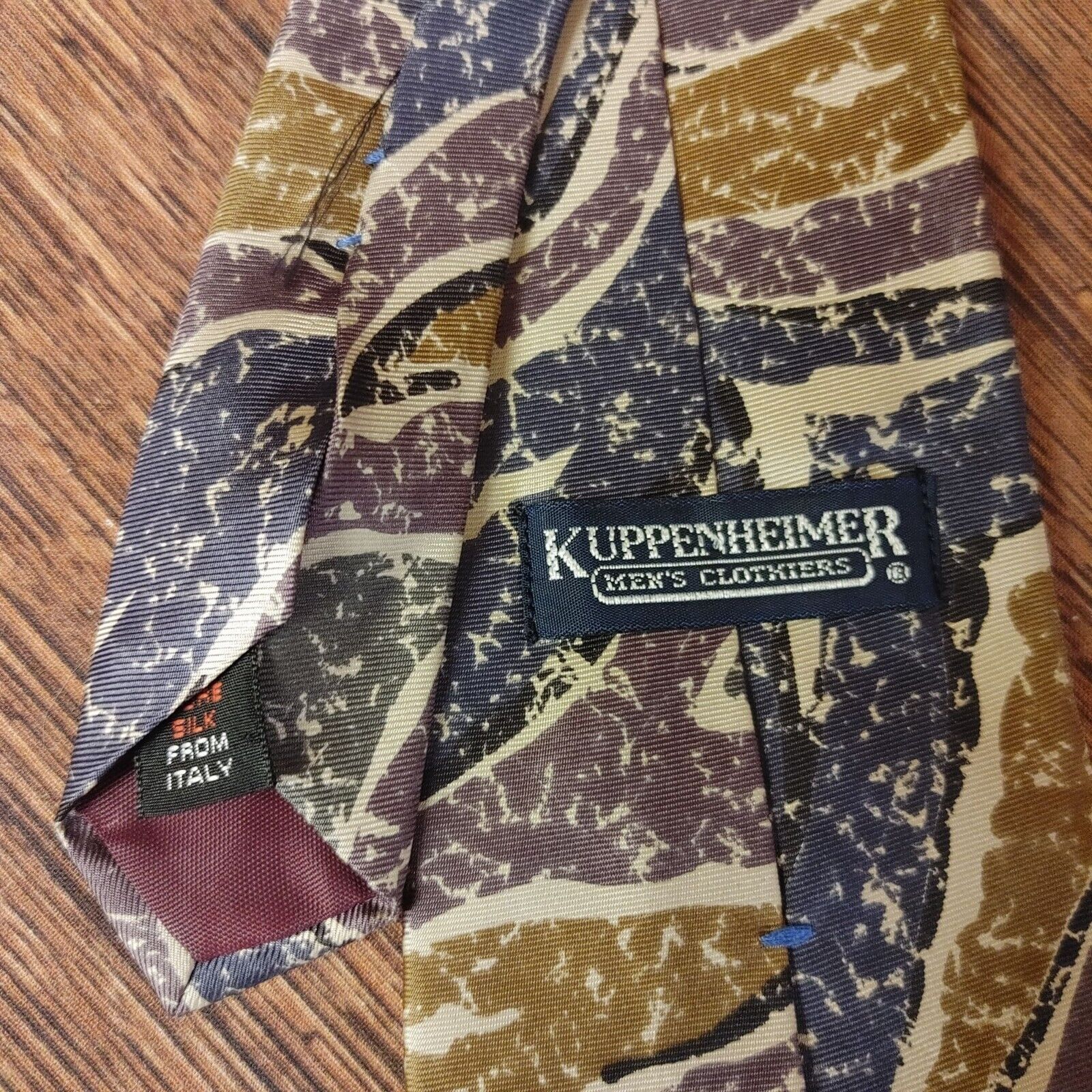 Other Kuppenheimer Men's Clothiers MultiColor 100% Silk Neck Tie Size ONE SIZE - 2 Thumbnail