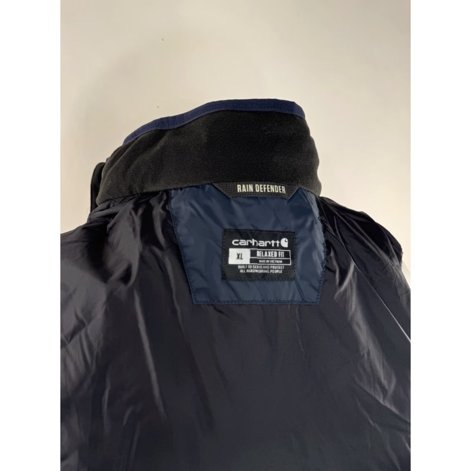 Brooks Brothers VINTAGE CARHARTT Rain Defender Quilted Insulated XL Vest Jacket Mens Blue XL Vest Size US XL / EU 56 / 4 - 5 Thumbnail