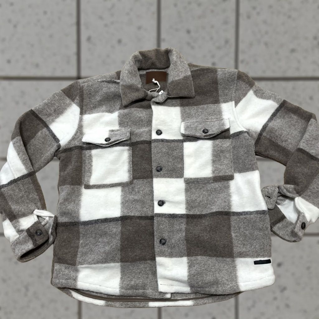 Vintage VINTAGE Civil Society Fleece Flannel Shacket Men XL Brown Plaid New Khaki NEW 0 Size US XL / EU 56 / 4 - 1 Thumbnail