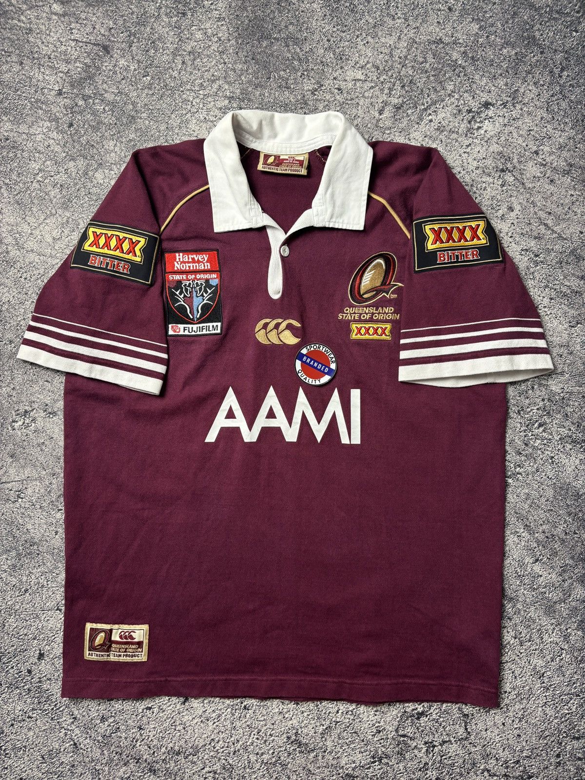 Jersey Rugby Queensland Vintage by Canterburry