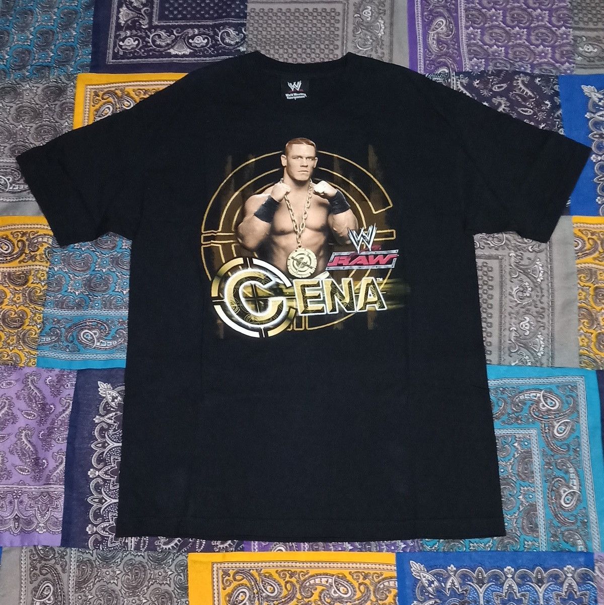 WWE John Cena Tee y2k Size US L / EU 52-54 / 3 - 1 Thumbnail