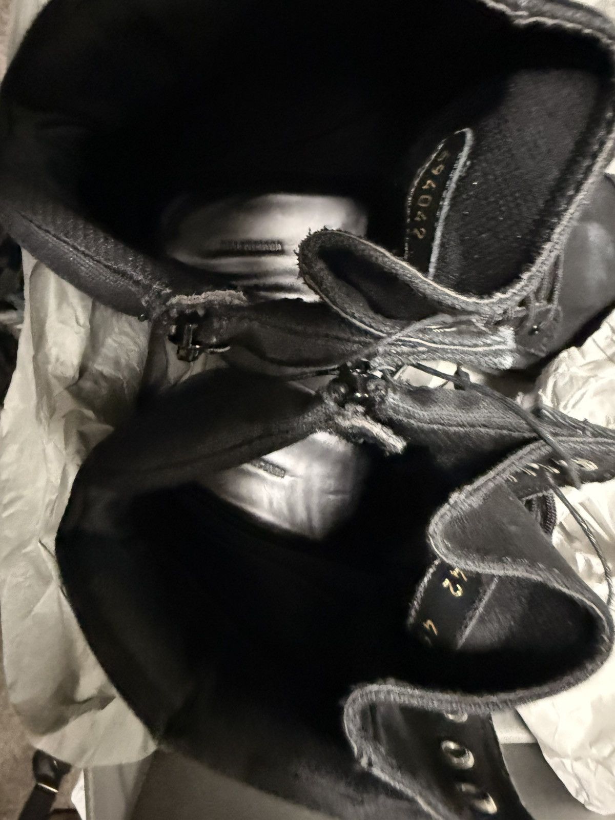 Balenciaga Balenciaga strike boots (deadstock) Size US 12 / EU 45 - 14 Thumbnail