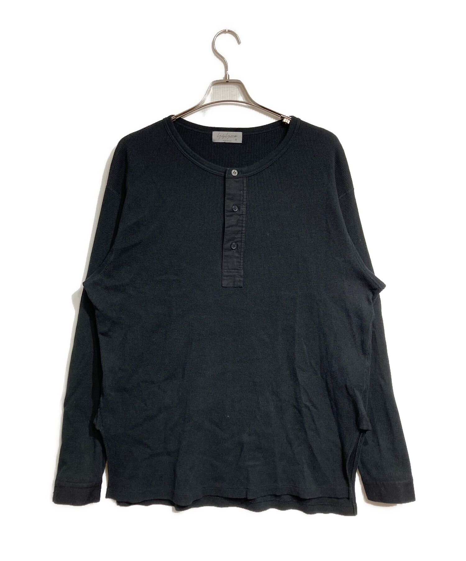 Yohji Yamamoto Yohji Yamamoto pour homme Henley neck thermal top Size US L / EU 52-54 / 3 - 1 Thumbnail