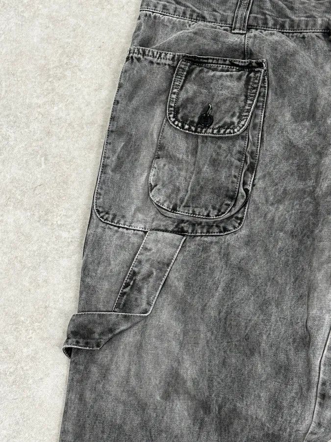 Dolce & Gabbana AW2003 Dolce & Gabbana Grey Multi-Pocket Eroded Cargo Pants Size US 32 / EU 48 - 9 Thumbnail