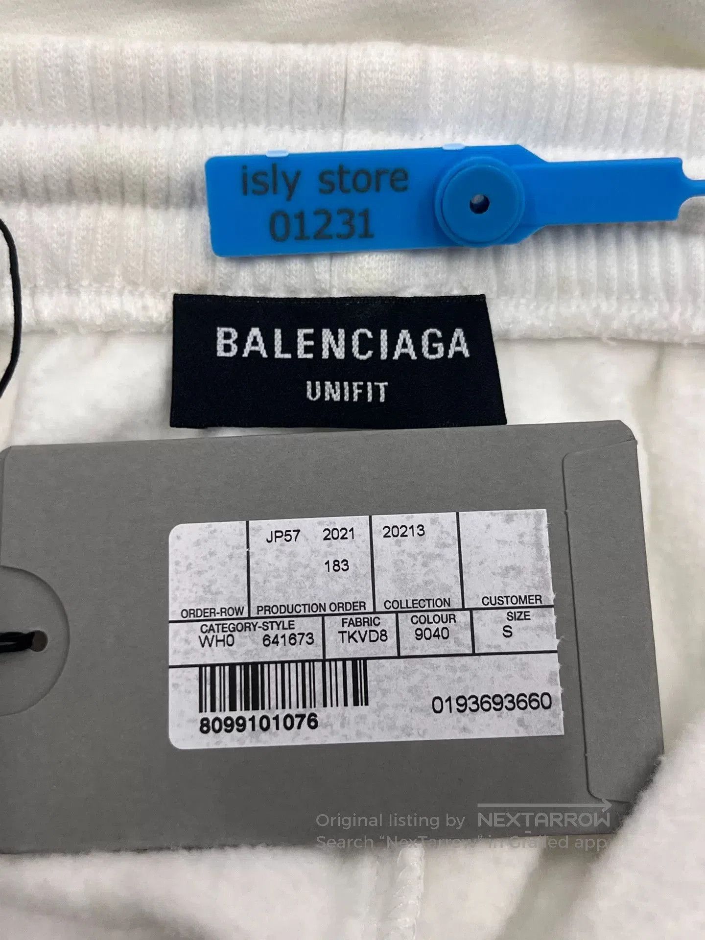 Balenciaga balenciaga x nasa white knitted pants. Size US 30 / EU 46 - 5 Thumbnail