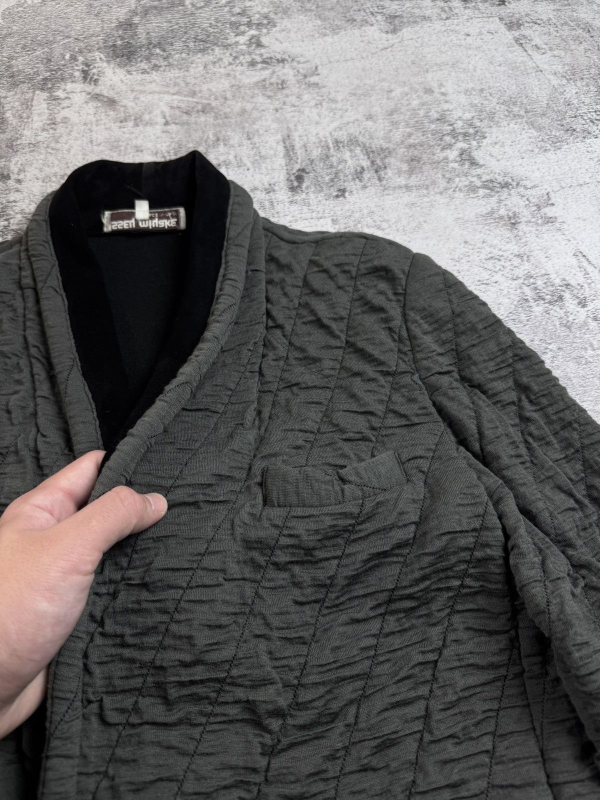 Issey Miyake Issey Miyake 42 IT Size Women’s Archive Gray Button Jacket Blazer Cardigan Coat Size M / US 6-8 / IT 42-44 - 7 Thumbnail