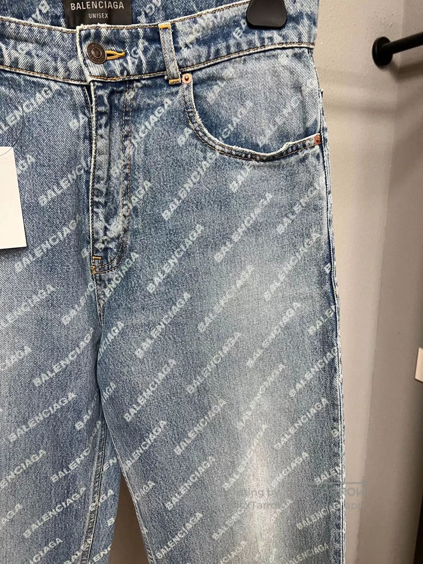 Balenciaga balenciaga printed denim jeans size xs. Size US 26 / EU 42 - 3 Thumbnail