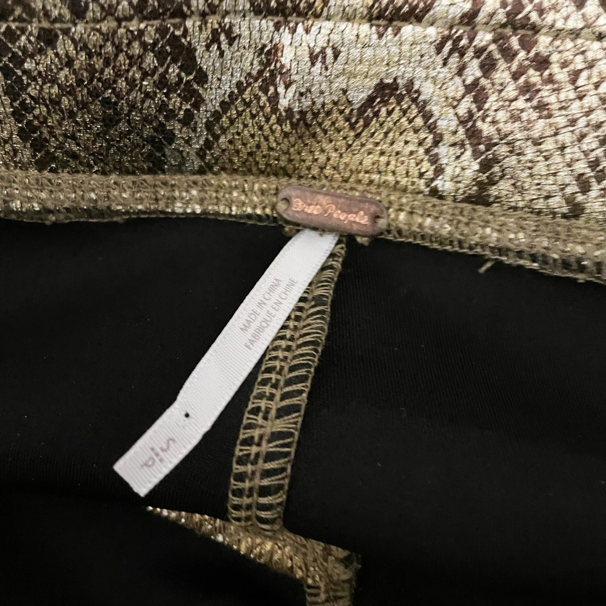 Free People Free People Rio Python Snake Animal Print Size 27" / US 4 / IT 40 - 2 Thumbnail
