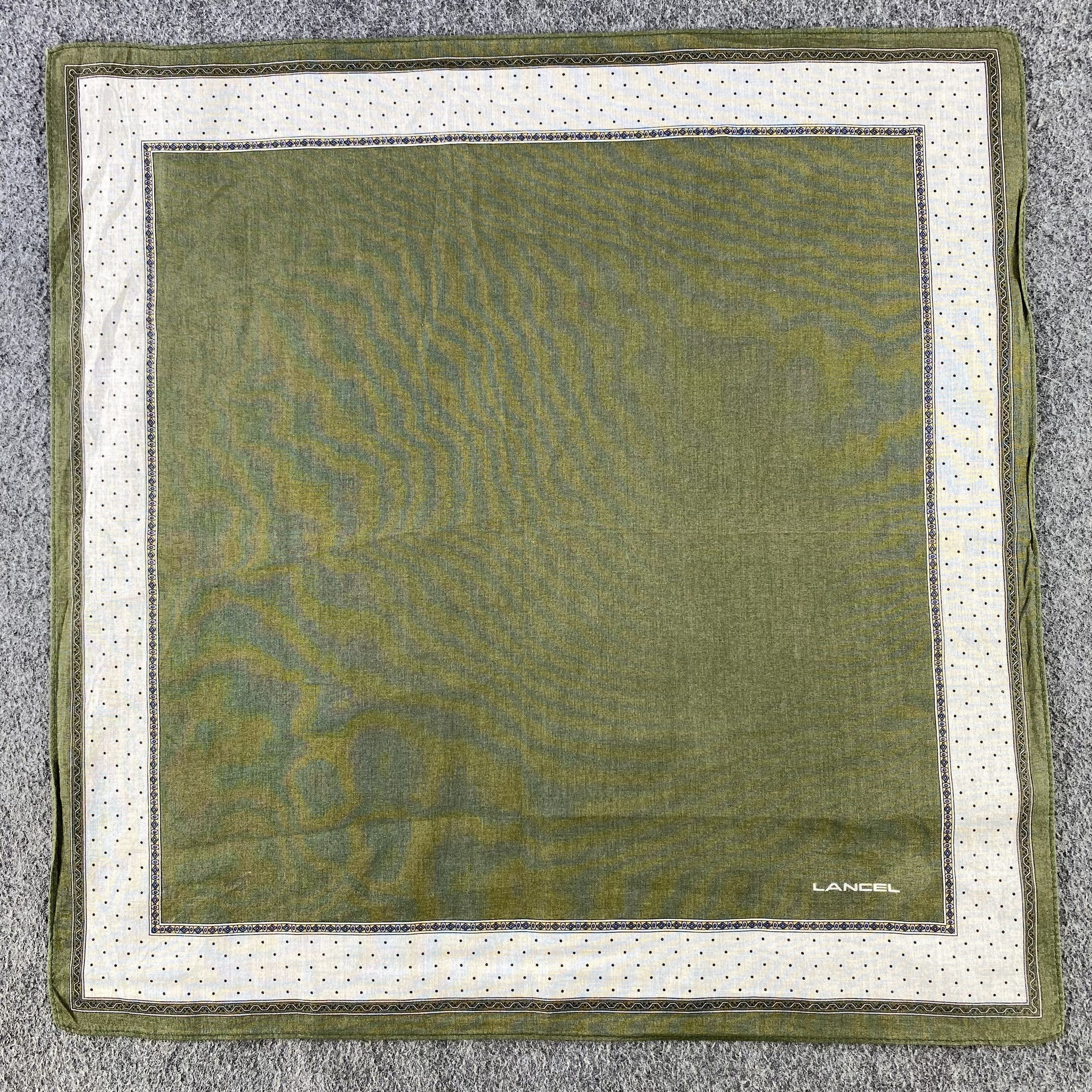 Lancel × Vintage Lancel Handkerchief/Neckerchief/Bandana HC741 Size ONE SIZE - 1 Thumbnail