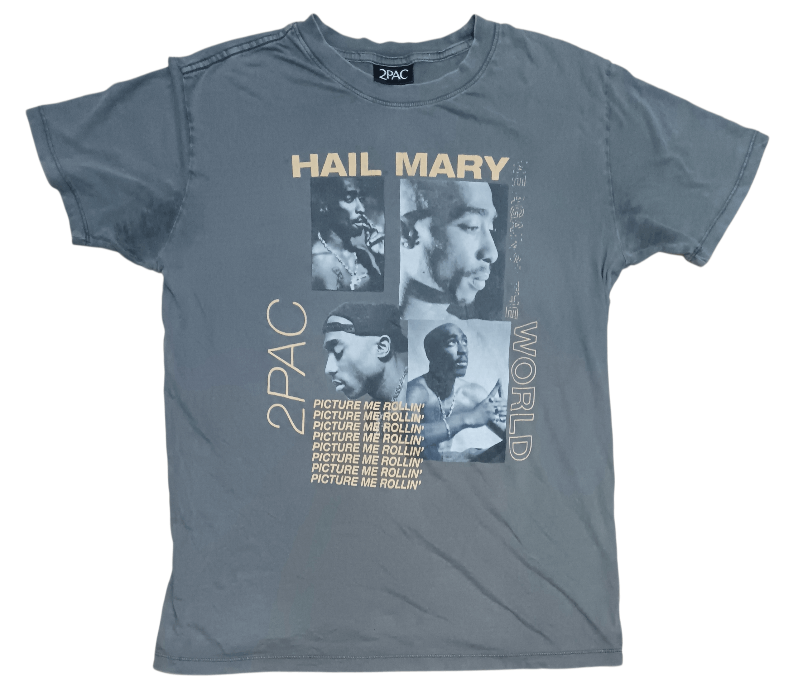 Band Tees 2PAC HAIL MARY SHIRT Size US XS / EU 42 / 0 - 1 Thumbnail
