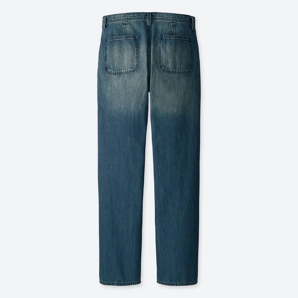 JW Anderson × Uniqlo JW Anderson x Uniqlo Baker-Style Denim Relaxed Work Pants Size US 27 - 2 Thumbnail