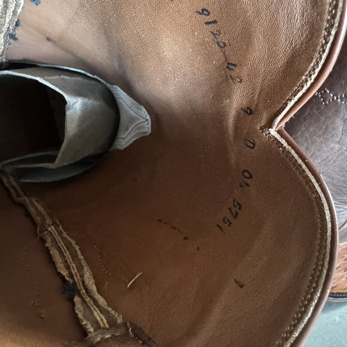 Other Mens Blackjack Ostrich cowboy boots Size US 9 / EU 42 - 5 Thumbnail