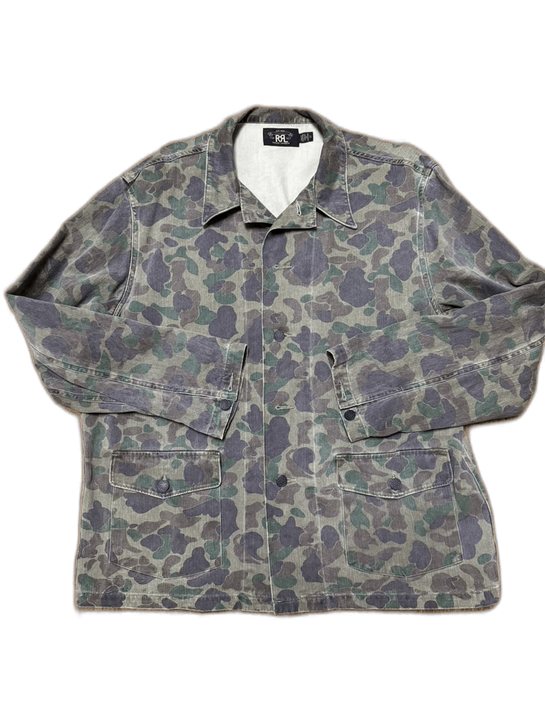 RRL Ralph Lauren RRL Camo Washed Jacket XL Size US XL / EU 56 / 4 - 1 Thumbnail