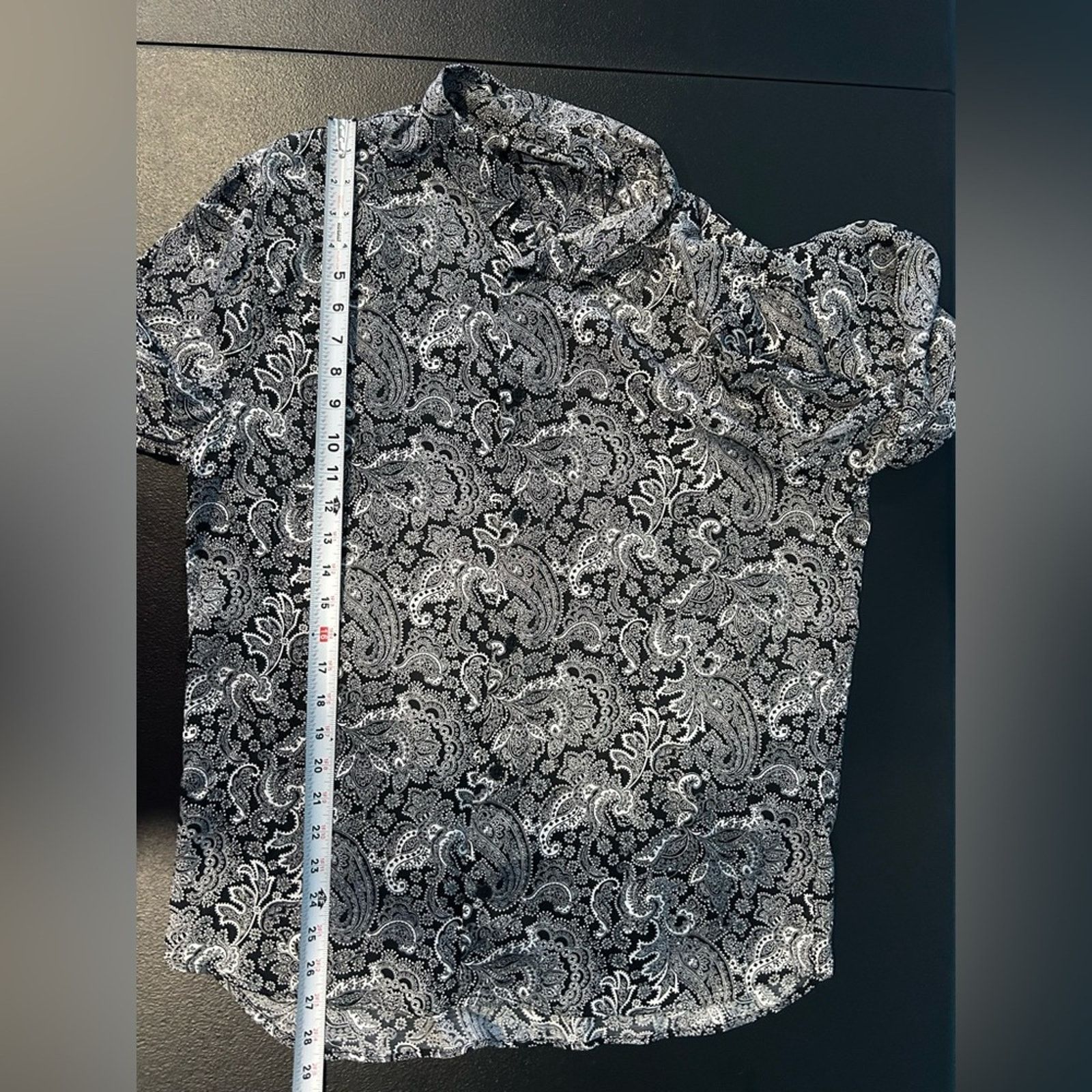 The Kooples The Kooples Paisley Print Button Shirt Black White NWT L Size L / US 10 / IT 46 - 10 Thumbnail