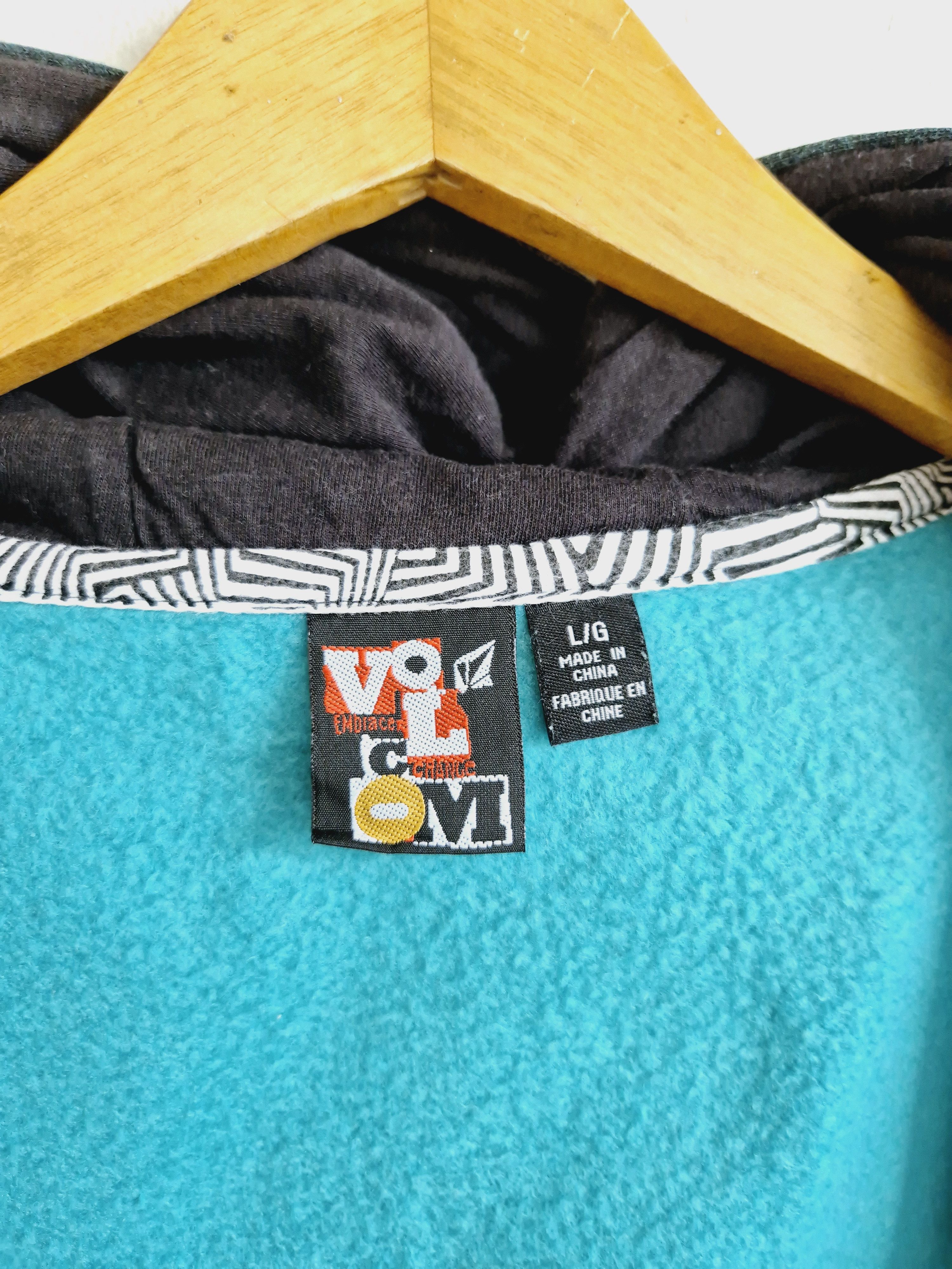 Volcom Volcom Hand in Hand Hoodie Zip Sweatshirt Size US L / EU 52-54 / 3 - 6 Thumbnail