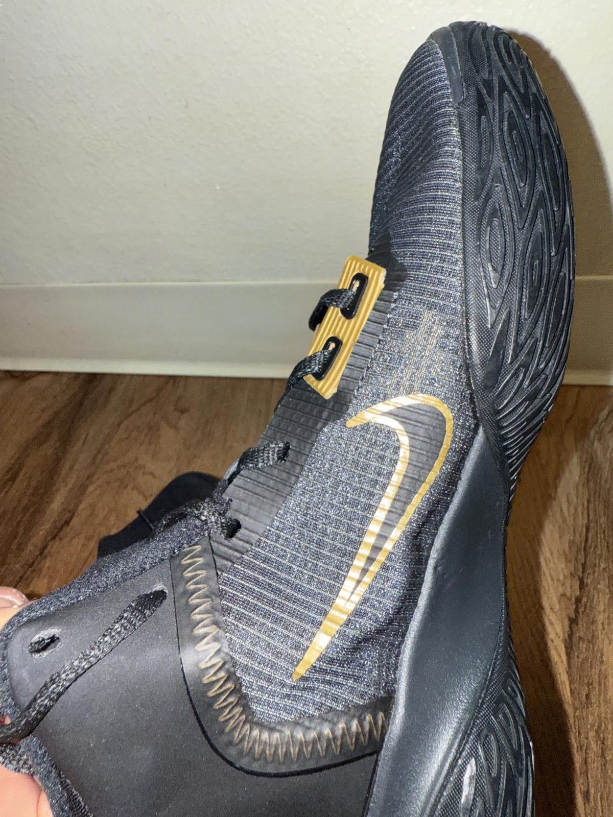Nike Nike Kyrie Flytrap 4 Black Metallic Gold Size US 7.5 / EU 40-41 - 11 Thumbnail