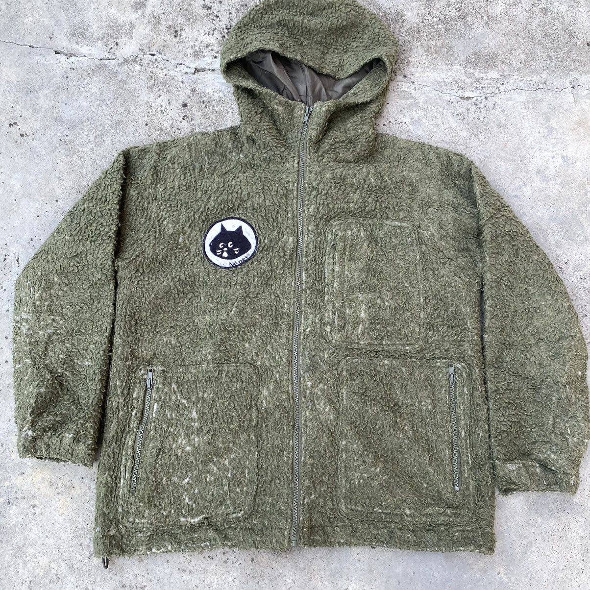Issey Miyake Vintage Nenet Patchwork Sherpa Zipper Jacket Size US L / EU 52-54 / 3 - 2 Thumbnail