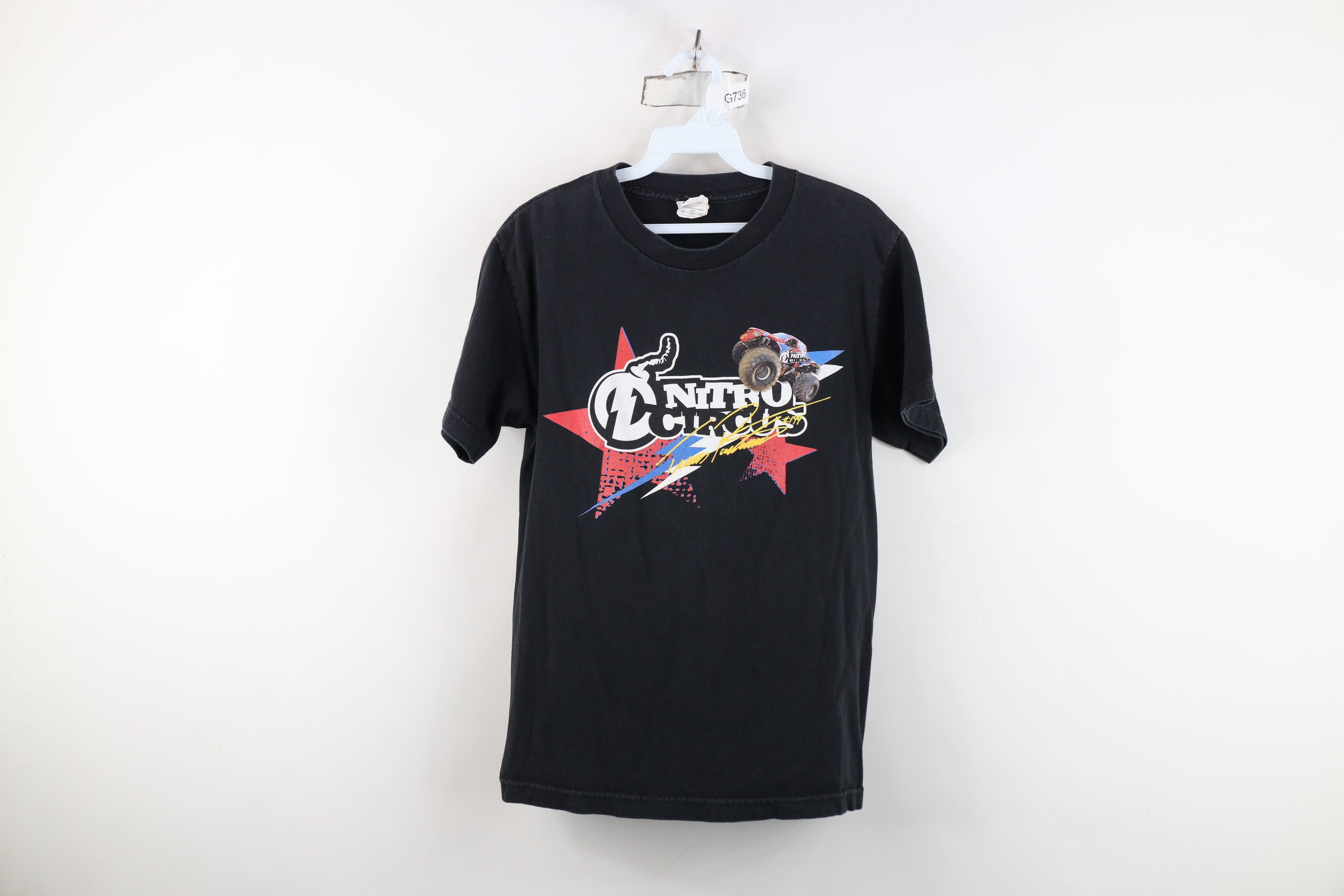 Vintage Y2K Monster Jam Nitro Circus Travis Pastrana T-Shirt Size US S / EU 44-46 / 1 - 1 Thumbnail