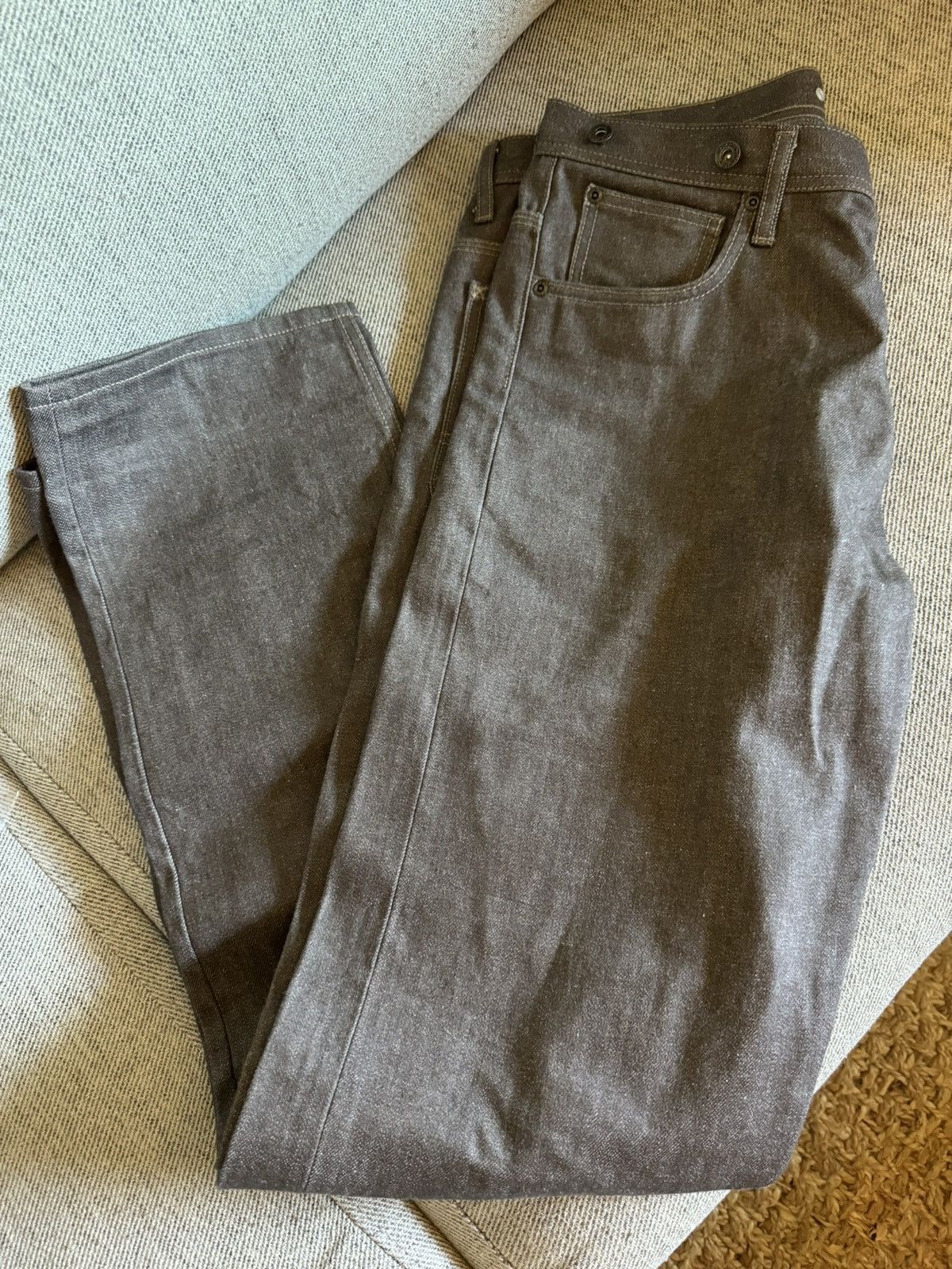 image of Lee Jeans Selvedge Denim in Brown, Men's (Size 32)