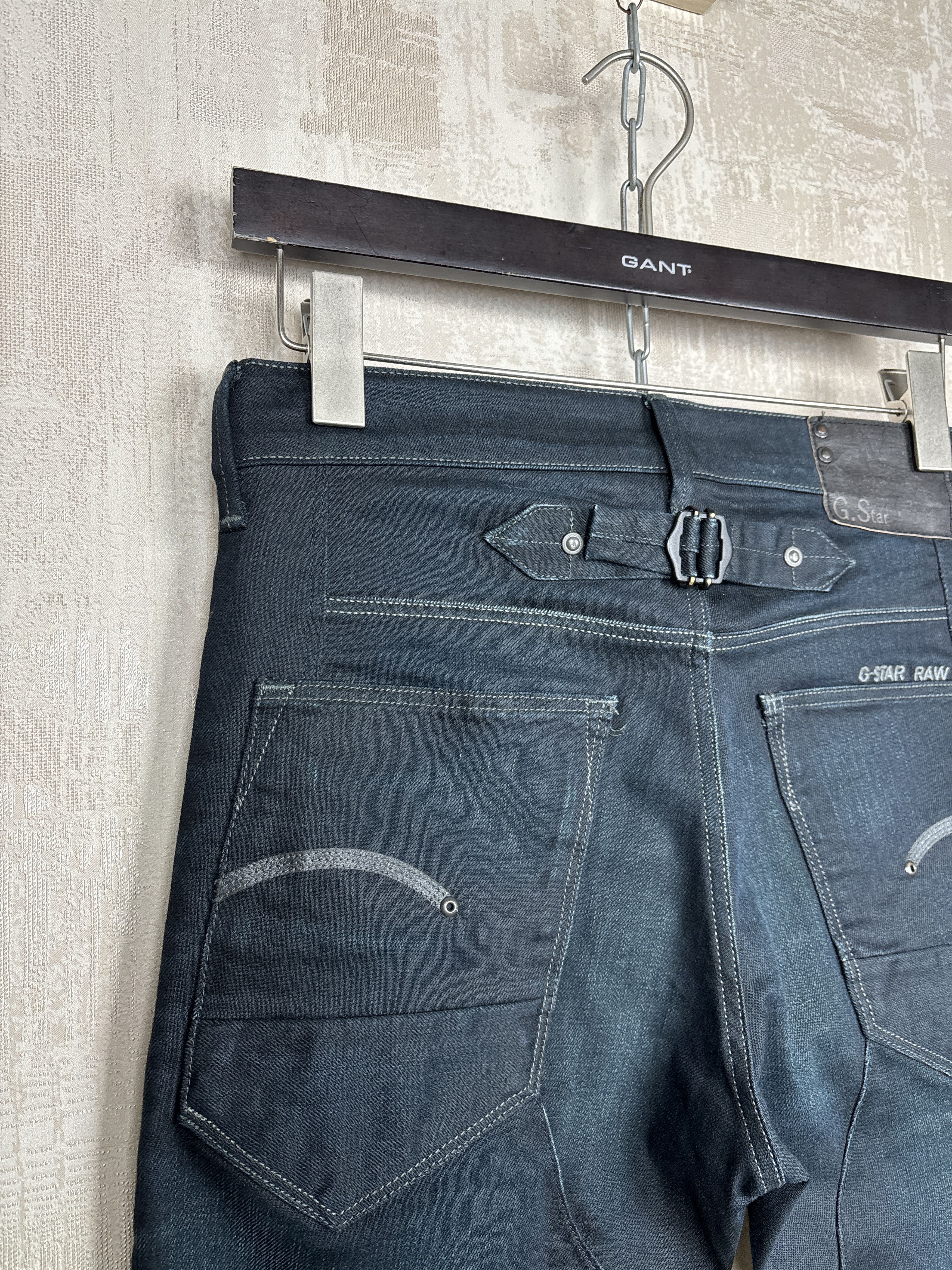 G-Star G-Star Raw Blades Slim Tapered Jeans Buckle Back W 29 / L 32 Size US 29 - 3 Thumbnail