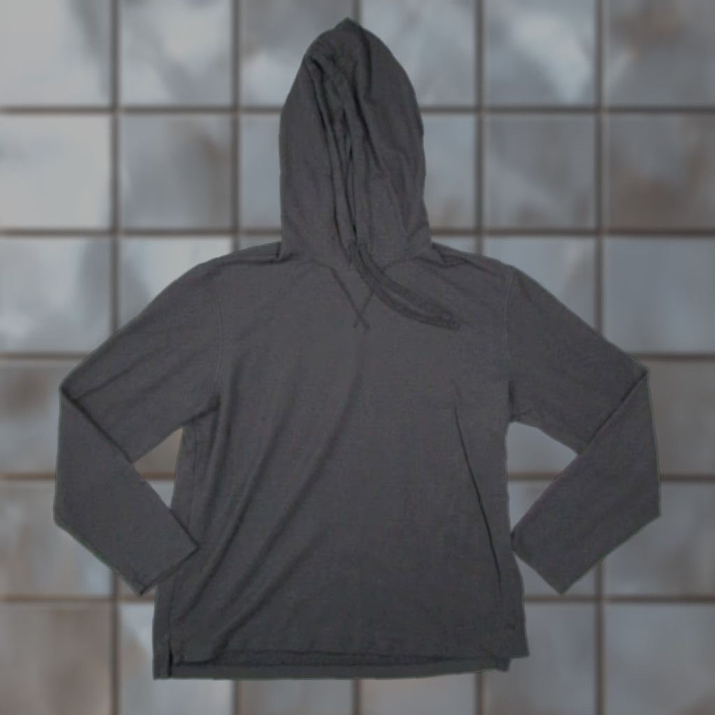 Vintage ATM Anthony Thomas Melillo Black Pima Cotton Hoodie Mens Large Long Sleeve Pullover Drawstring Crew Neck Size US L / EU 52-54 / 3 - 1 Thumbnail