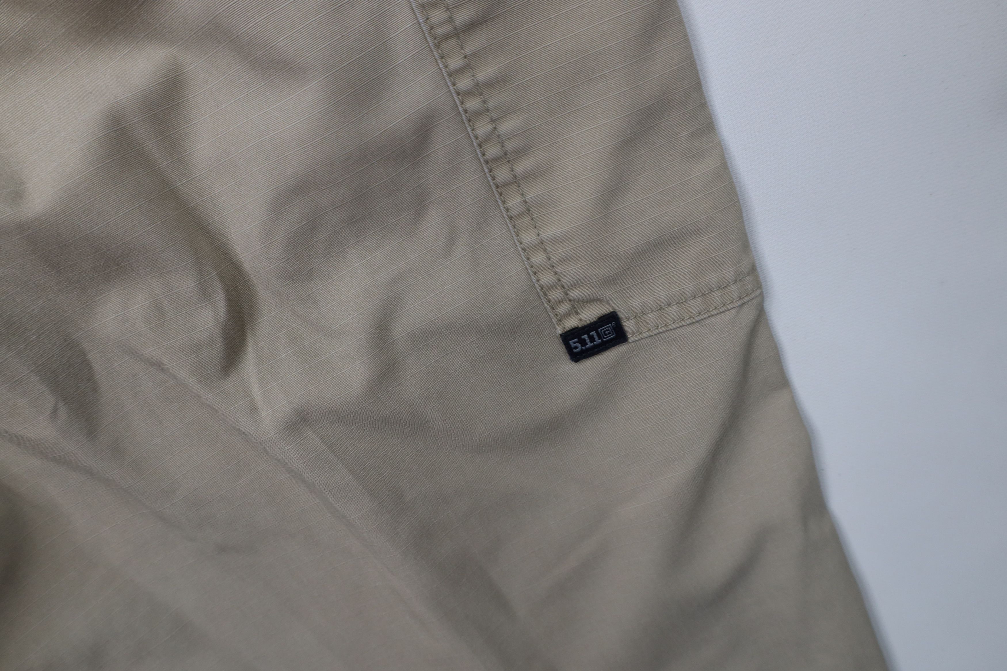 Vintage 5.11 Tactical Series Ripstop Uniform Cargo Pants Beige Size US 40 / EU 56 - 15 Thumbnail