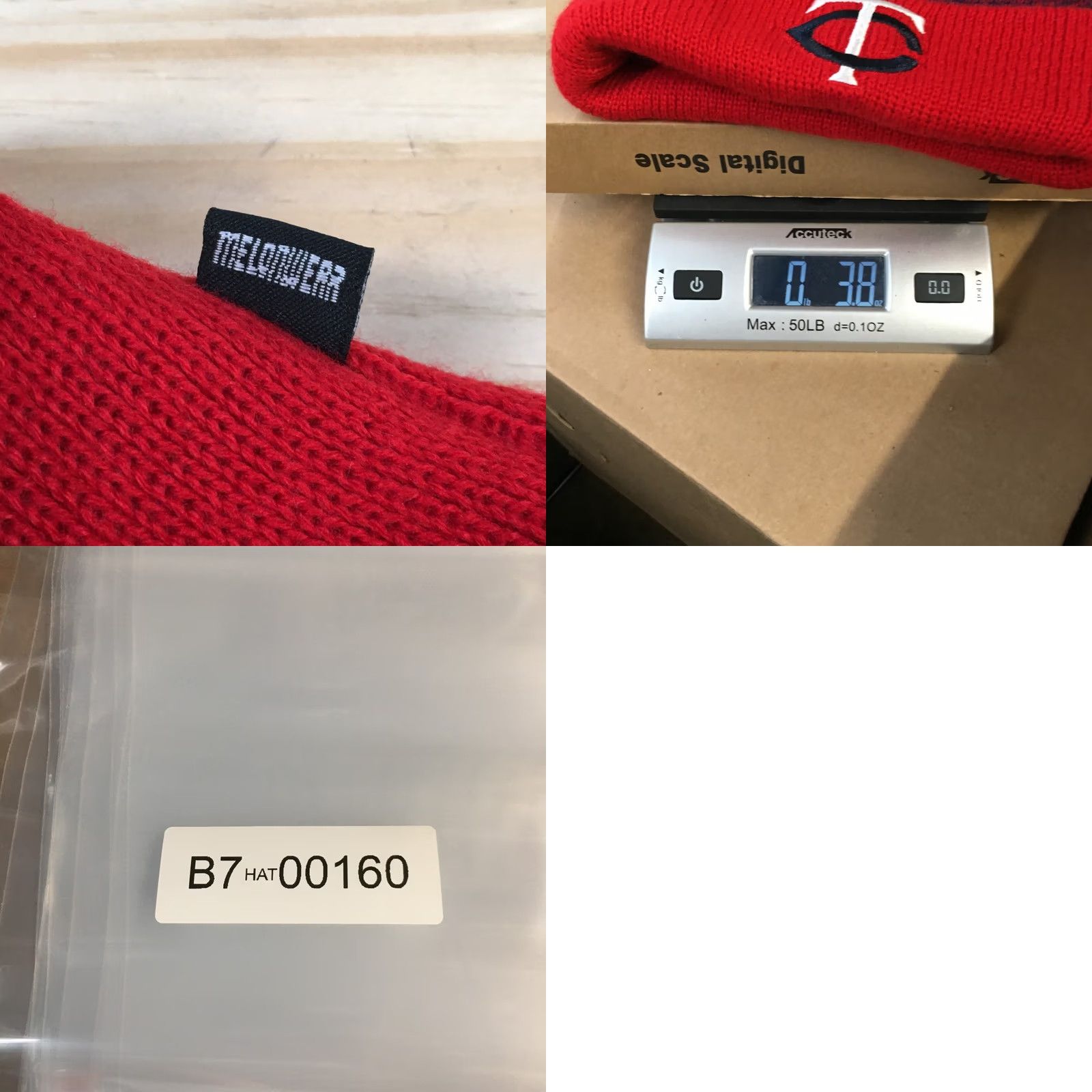 Twins Minnesota Twins Beanie Winter Hat Mens One Size Red Blue Knit Cuffed Pom Pom Sports Knit Hat Beanie Mens Size ONE SIZE - 9 Thumbnail