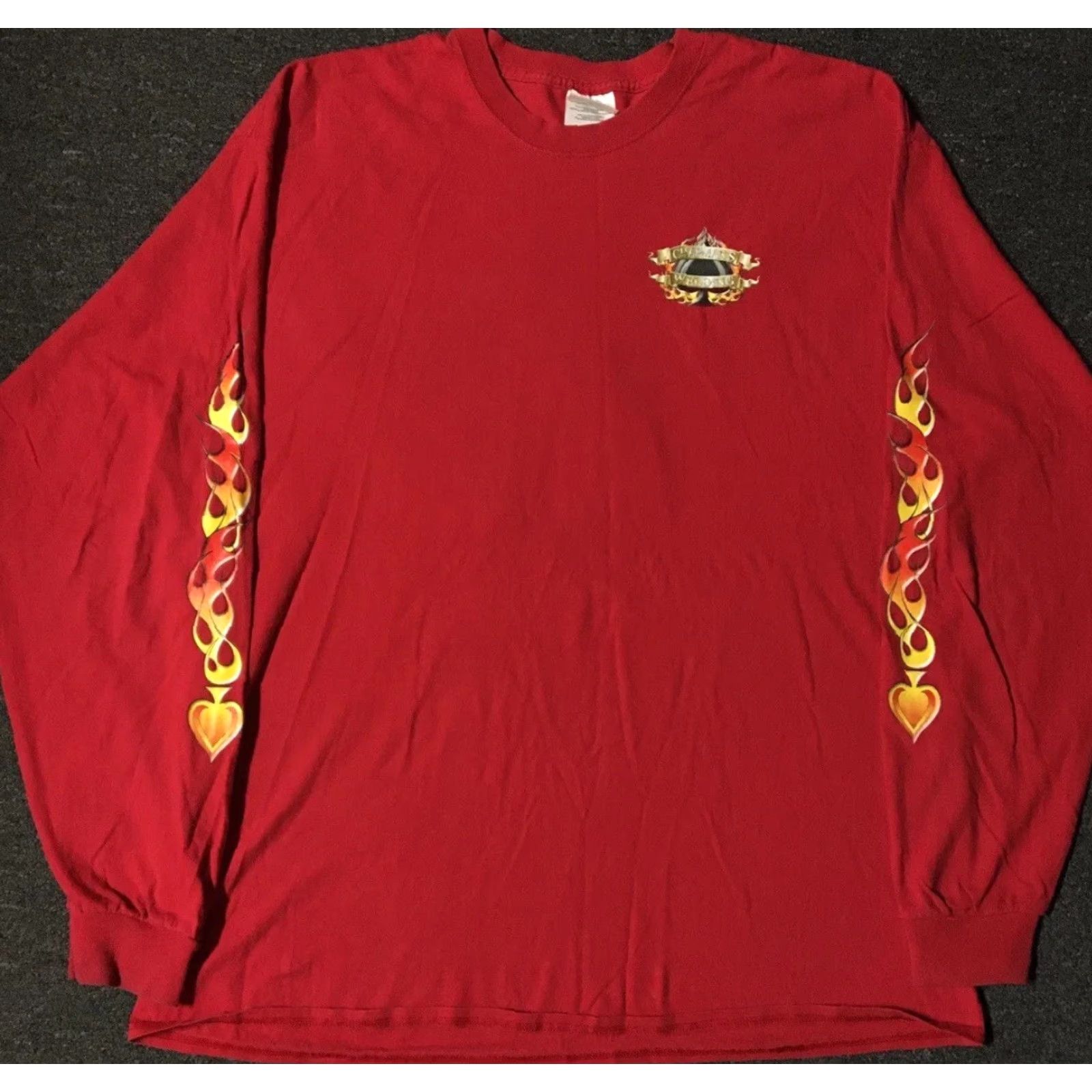 JNCO Vtg Flames Faded Shirt XXL Fire Skate Biker Grunge Punk 90s Y2K Surf Jnco CKY Size US XXL / EU 58 / 5 - 2 Thumbnail