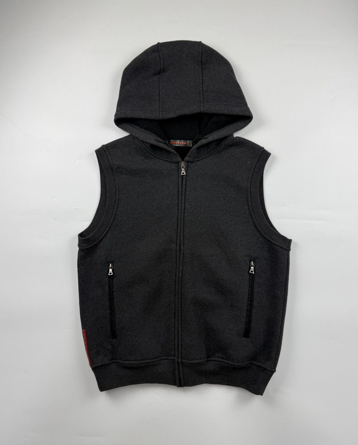 Prada Prada Sport Sleeveless Hoodie Size US S / EU 44-46 / 1 - 1 Thumbnail
