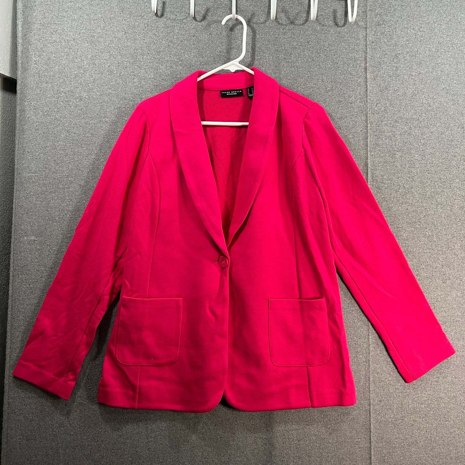 Other Susan Braver Weekend Regular Marina Knit Blazer Size M / US 6-8 / IT 42-44 - 1 Thumbnail