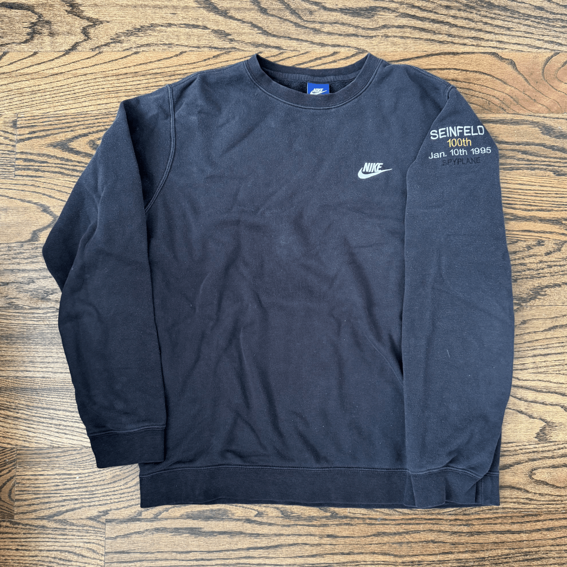 Nike Blackbird Spyplane Bootleg Nike Seinfeld Crewneck Size US L / EU 52-54 / 3 - 1 Thumbnail