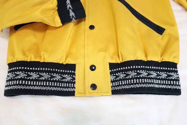 Saint Laurent Paris Saint Laurent Paris Yellow arrow patchwork baseball jacket- Size US M / EU 48-50 / 2 - 3 Thumbnail